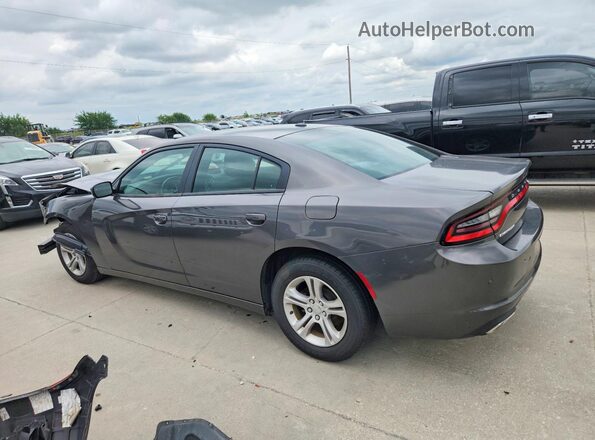 2C3CDXBGXKH572863 2019 DODGE CHARGER Gray Trasero izquierdo