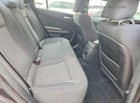 2C3CDXBGXKH572863 2019 DODGE CHARGER Gray Vista de los asientos traseros