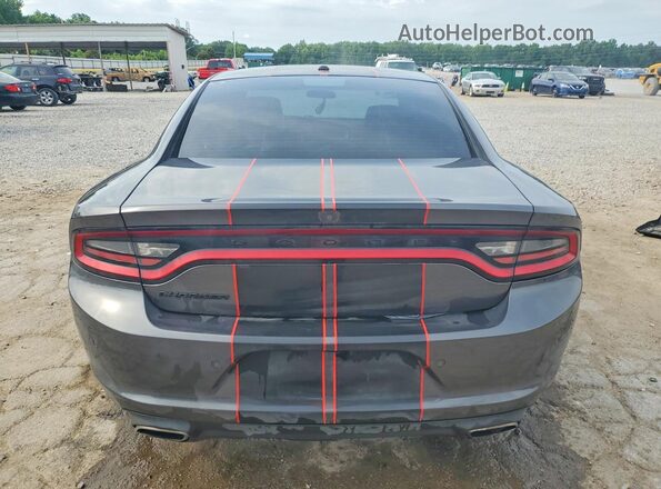 2C3CDXBGXKH711308 2019 DODGE CHARGER Gray Widok z tyłu