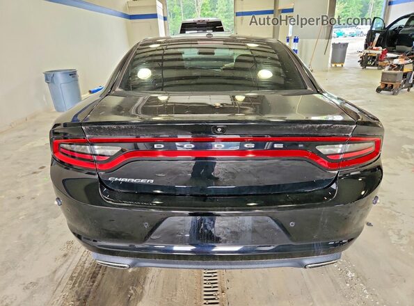 2C3CDXBGXLH179964 2020 DODGE CHARGER Black Հետևի տեսք