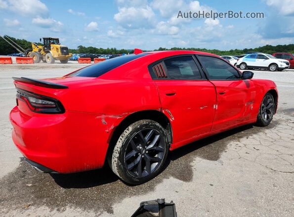 2C3CDXBGXLH183318 2020 DODGE CHARGER Red Задня права чверть