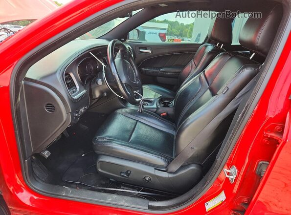 2C3CDXBGXLH183318 2020 DODGE CHARGER Red Вид салону спереду