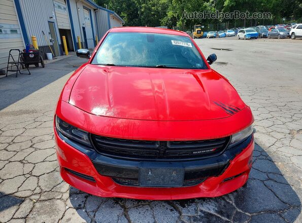 2C3CDXBGXLH183318 2020 DODGE CHARGER Red Вид спереду