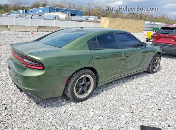 2C3CDXBGXLH237247 2020 DODGE CHARGER Зеленый Задняя правая четверть