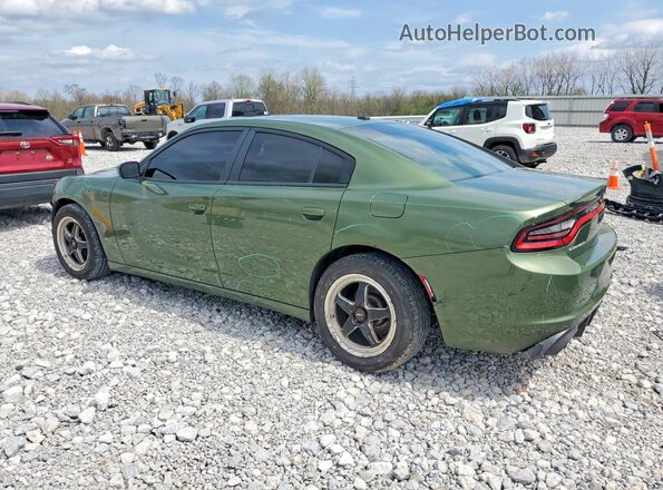 2C3CDXBGXLH237247 2020 DODGE CHARGER Зеленый Задняя левая четверть