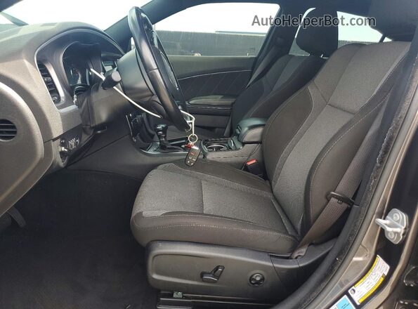 2C3CDXBGXLH245347 2020 DODGE CHARGER Серый Вид салона спереди