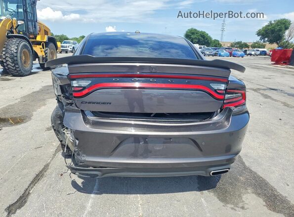 2C3CDXBGXLH245347 2020 DODGE CHARGER Серый Вид сзади