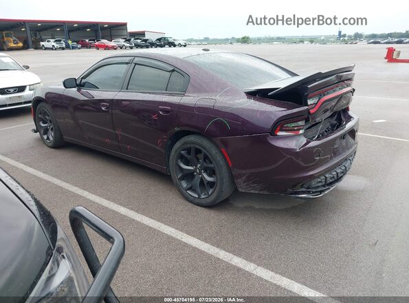 2C3CDXBGXLH248295 2020 DODGE CHARGER Фиолетовый Задняя левая четверть