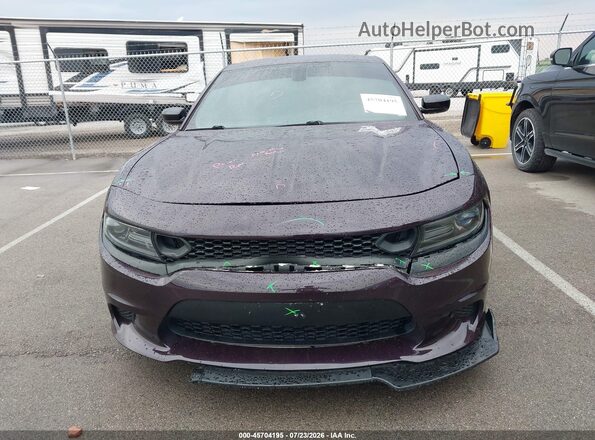 2C3CDXBGXLH248295 2020 DODGE CHARGER Фиолетовый Вид щитка приборов