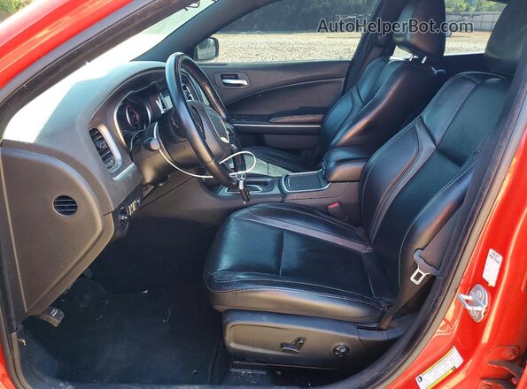 2C3CDXBGXMH511161 2021 DODGE CHARGER Red Widok wnętrza z przodu