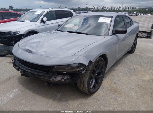 2C3CDXBGXMH679558 2021 DODGE CHARGER Gray Przód lewy