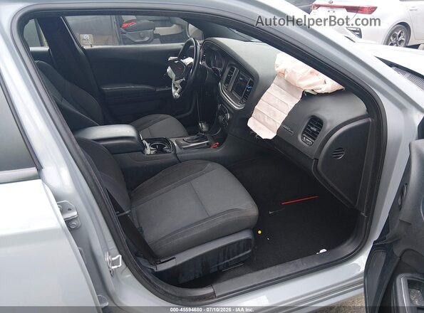 2C3CDXBGXMH679558 2021 DODGE CHARGER Gray Widok wnętrza z przodu