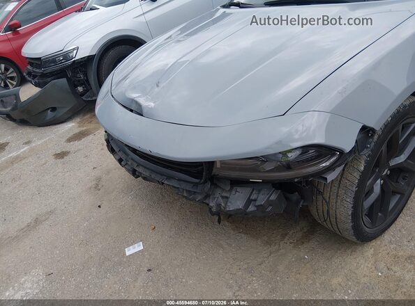 2C3CDXBGXMH679558 2021 DODGE CHARGER Gray Widok z przodu