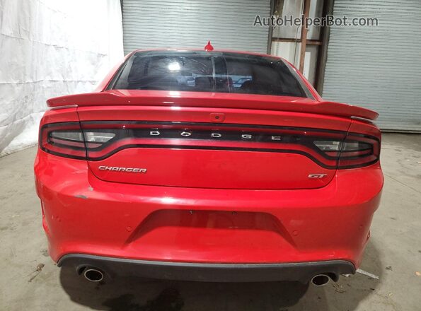 2C3CDXBGXNH202078 2022 DODGE CHARGER Red Հետևի տեսք