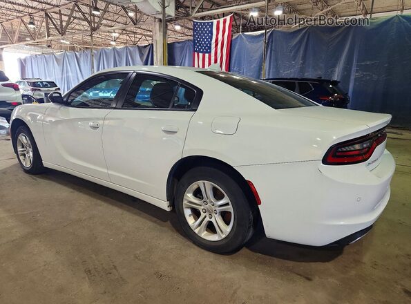 2C3CDXBGXPH528823 2023 DODGE CHARGER White Հետևի ձախ