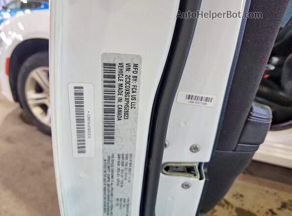 2C3CDXBGXPH528823 2023 DODGE CHARGER White Շարժիչի բաժամունքի տեսք