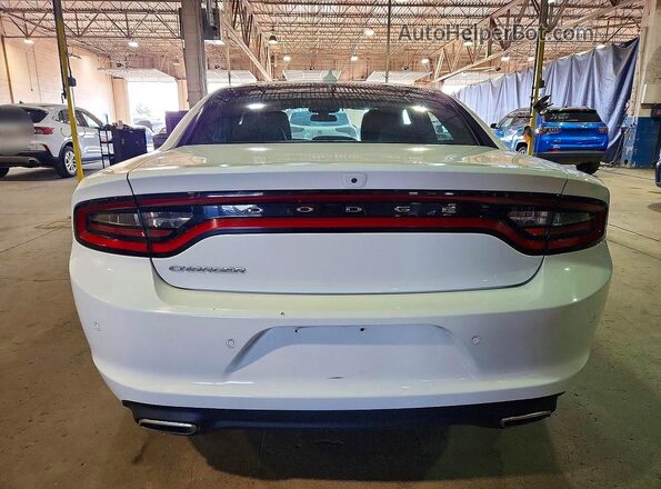 2C3CDXBGXPH528823 2023 DODGE CHARGER White Հետևի տեսք