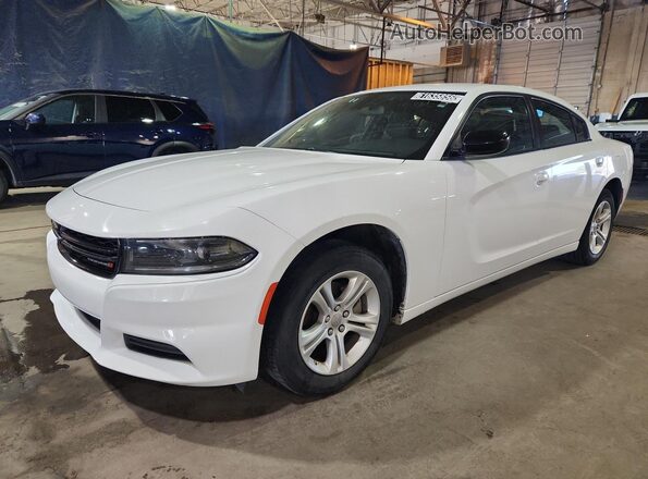 2C3CDXBGXPH528823 2023 DODGE CHARGER White Սալոնի 360 աստիճան տեսք
