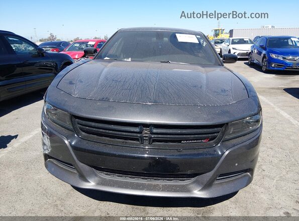 2C3CDXBGXPH603939 2023 DODGE CHARGER Gray Widok wnętrza z tyłu