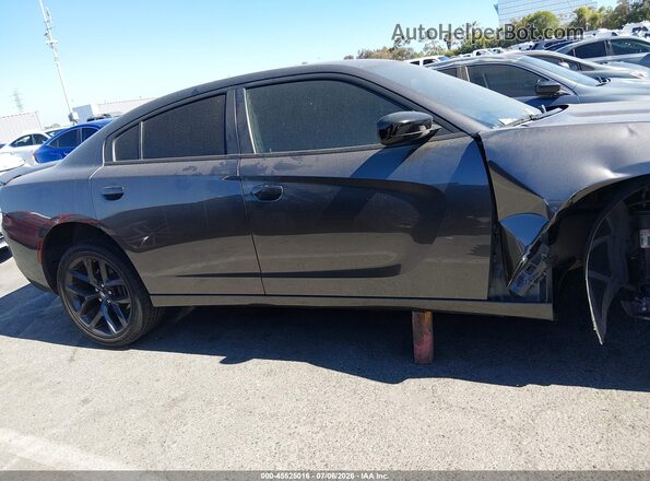 2C3CDXBGXPH603939 2023 DODGE CHARGER Gray Widok wnętrza 360 stopni