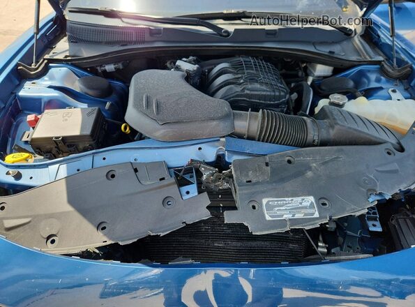 2C3CDXBGXPH608395 2023 DODGE CHARGER Синий Вид задней части салона