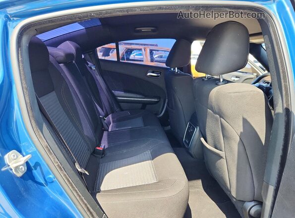 2C3CDXBGXPH608395 2023 DODGE CHARGER Синий Вид задних сидений