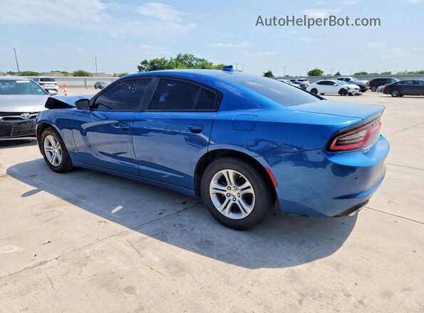 2C3CDXBGXPH608395 2023 DODGE CHARGER Синий Задняя левая четверть