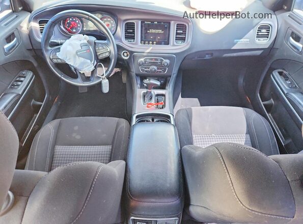 2C3CDXBGXPH608395 2023 DODGE CHARGER Синий Вид панели приборов