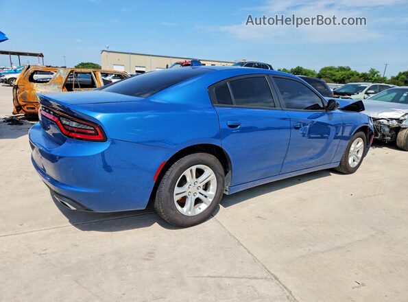 2C3CDXBGXPH608395 2023 DODGE CHARGER Синий Задняя правая четверть
