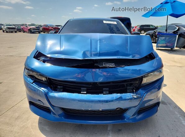 2C3CDXBGXPH608395 2023 DODGE CHARGER Синий Вид спереди