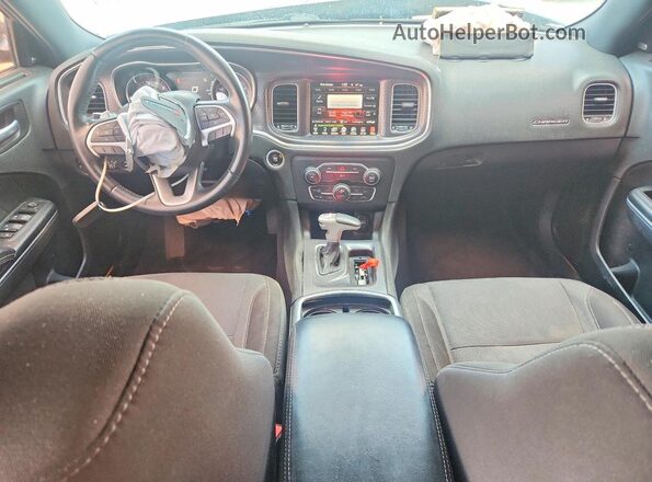2C3CDXCT0GH232902 2016 DODGE CHARGER Black Dashboard view