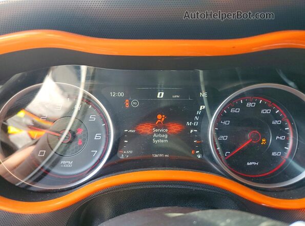 2C3CDXCT0HH595251 2017 DODGE CHARGER Two Tone Widok zestawu wskaźników