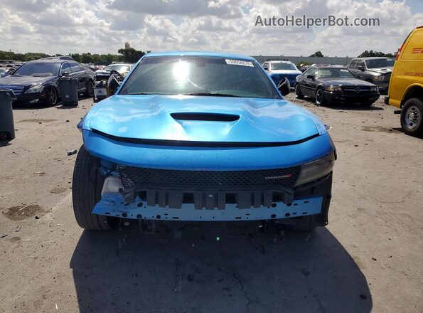 2C3CDXCT0JH316273 2018 DODGE CHARGER Blue Vista frontal
