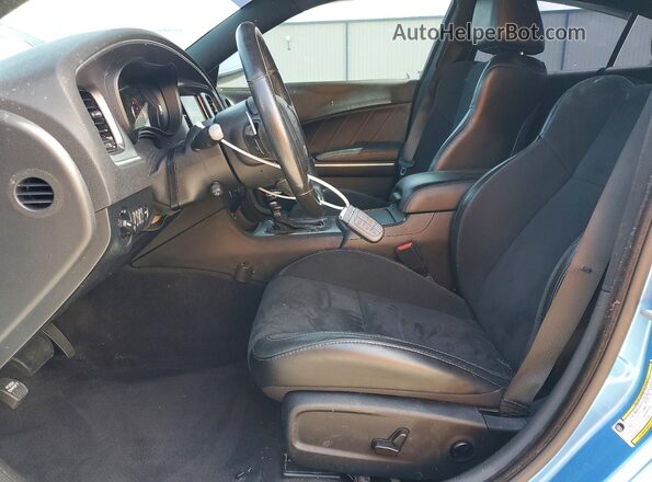 2C3CDXCT0JH316273 2018 DODGE CHARGER Blue Vista interior delantera