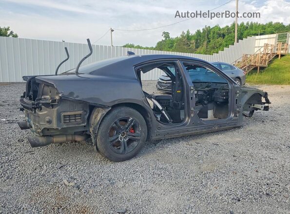 2C3CDXCT0KH652751 2019 DODGE CHARGER Gray Rear right