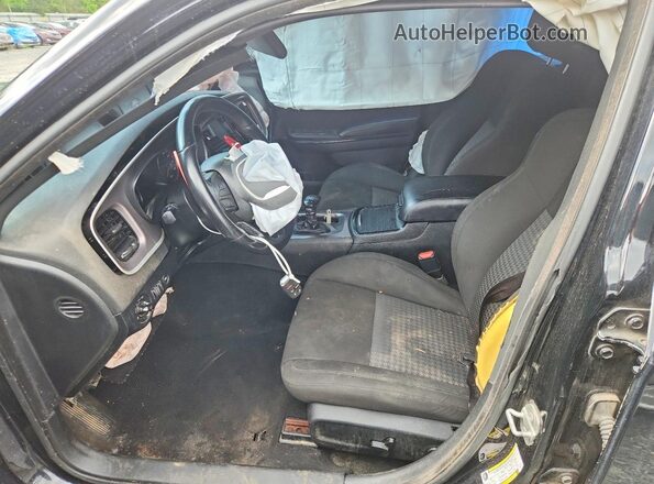 2C3CDXCT0MH652994 2021 DODGE CHARGER Black Front interior view
