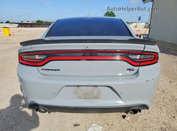 2C3CDXCT0NH141772 2022 DODGE CHARGER Gray Rear view