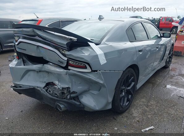 2C3CDXCT0NH170382 2022 DODGE CHARGER Gray Trasero derecho