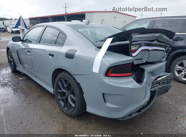 2C3CDXCT0NH170382 2022 DODGE CHARGER Gray Trasero izquierdo