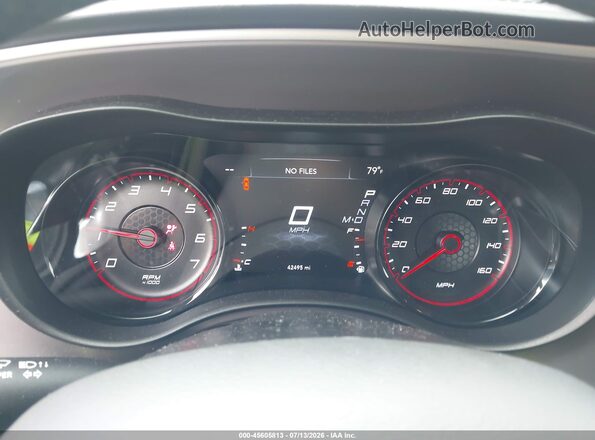 2C3CDXCT0NH170382 2022 DODGE CHARGER Gray Vista de los asientos traseros