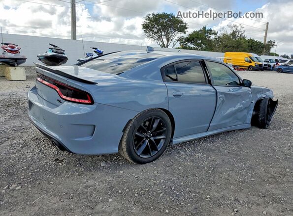 2C3CDXCT0NH193113 2022 DODGE CHARGER Gray Tył prawy