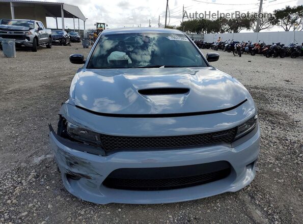 2C3CDXCT0NH193113 2022 DODGE CHARGER Gray Widok z przodu