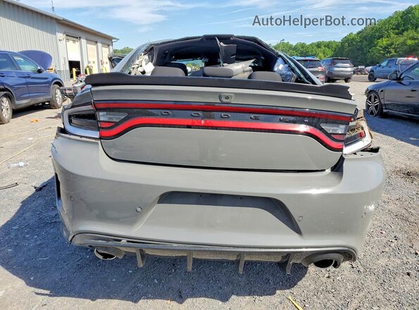 2C3CDXCT0PH608501 2023 DODGE CHARGER Серый Вид сзади