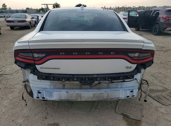 2C3CDXCT1GH204056 2016 DODGE CHARGER Белый Вид сзади
