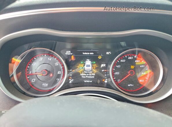 2C3CDXCT1GH204056 2016 DODGE CHARGER Белый Вид щитка приборов