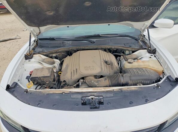2C3CDXCT1GH204056 2016 DODGE CHARGER Белый Вид задней части салона