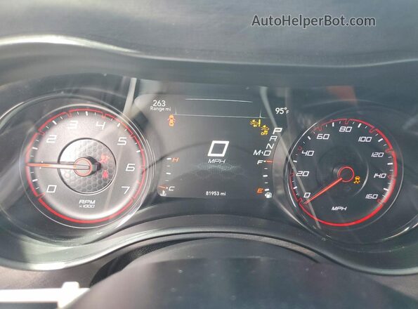 2C3CDXCT1HH565997 2017 DODGE CHARGER Белый Вид щитка приборов