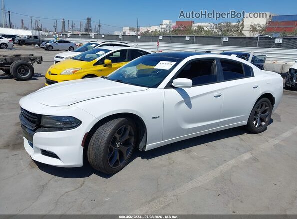 2C3CDXCT1HH626698 2017 DODGE CHARGER White Передня ліва чверть