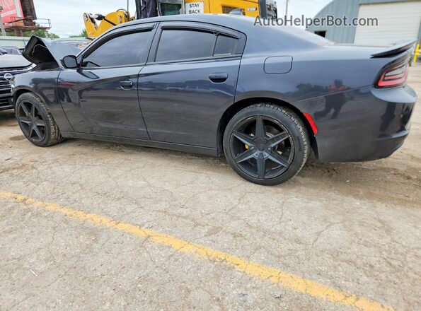 2C3CDXCT1JH129642 2018 DODGE CHARGER Charcoal Задня ліва чверть