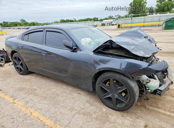 2C3CDXCT1JH129642 2018 DODGE CHARGER Charcoal Передня права чверть